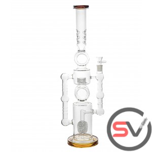 DOUBLE PERCULATOR INCEPTION WATER PIPE 22inch
